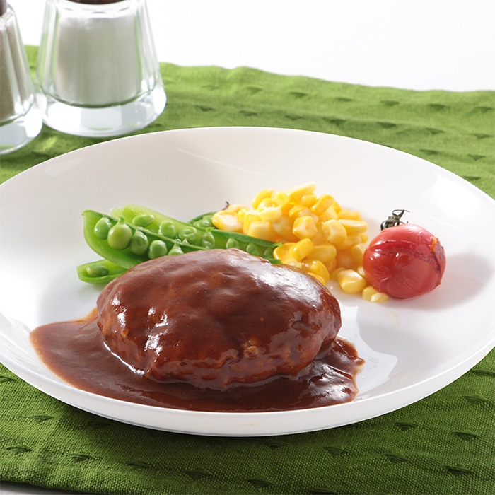 京丹波高原豚と国産牛の極上ハンバーグ 150g 【レトルト】  - 画像 (2)